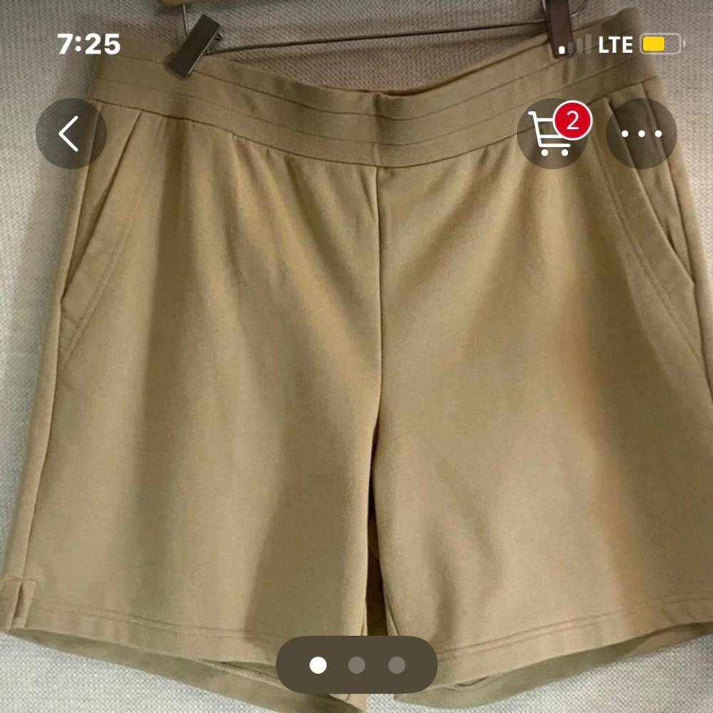 RALLH LAUREN TAN PULL ON SHORTS